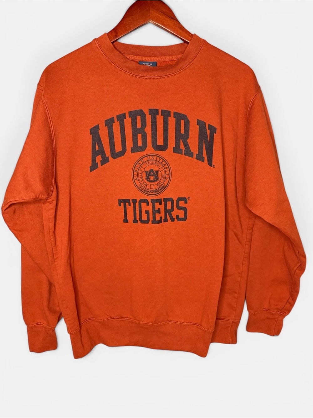 Auburn University Tigers Orange Crewneck Sweatshirt Collegiate NCAA Size Medium